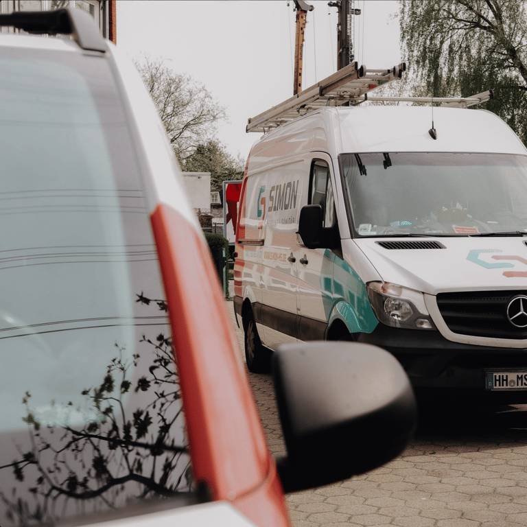 Die Einsatzwagen von Simon Heizung Sanitär